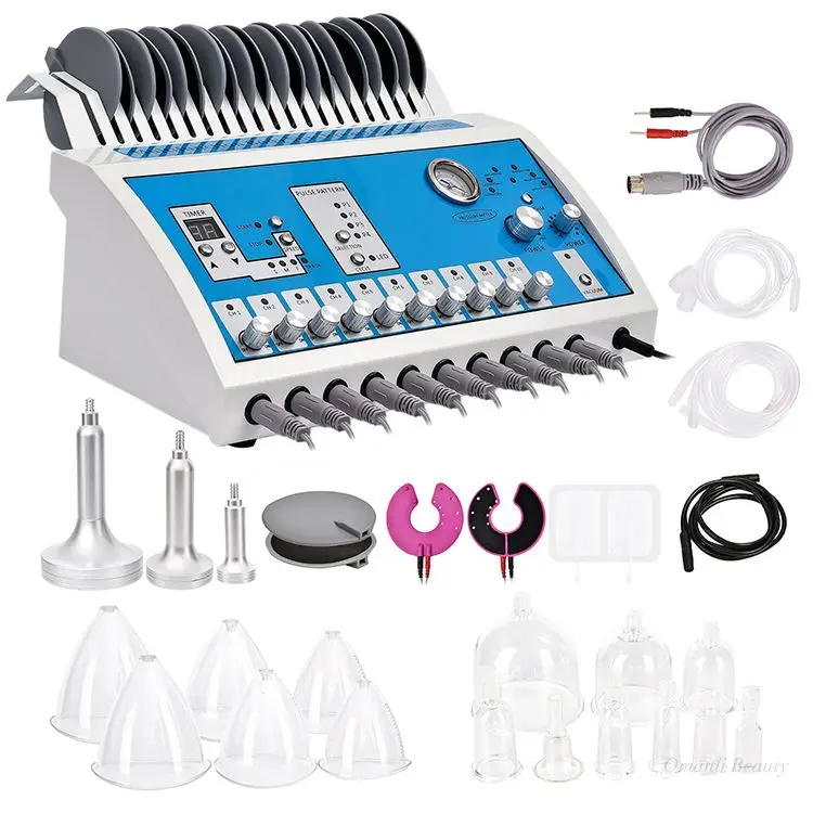 

Factory Price Electric Muscle Stimulator Ems Electrostimulation Machine For Body And Electric Vacuum Cupping Therapy