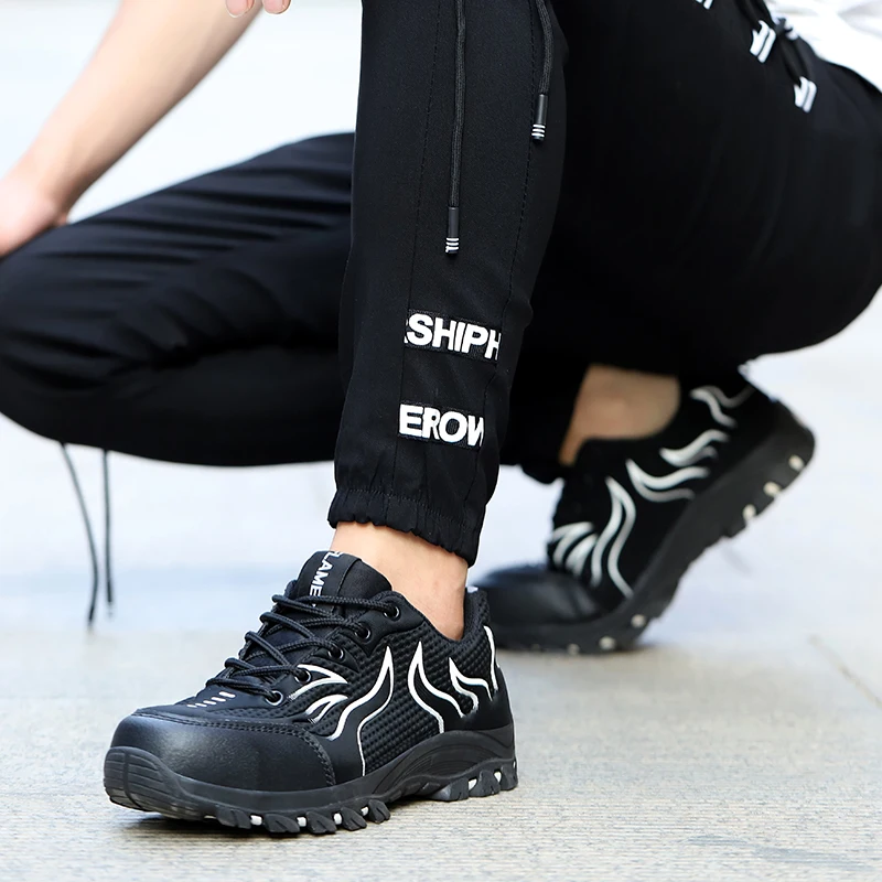 
prime stainless steel luxury high quality fashion sport style elegant steel toe fancy oil resistant safety shoes s3 