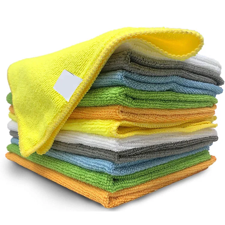 
Custom Logo Recycled Household 24 Pcs One Pack Microfiber Towel Car Wash Cleaning For Car Cleaning 