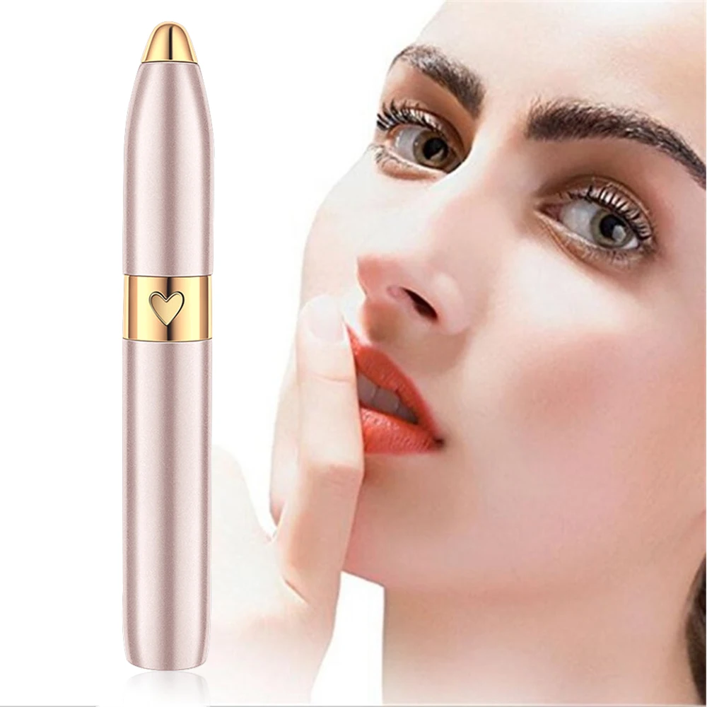 

Custom Logo Home Eyebrow Trimmer Portable Electric Hair Removal Machine Shaping Epilator Eye Brow Shaving Depilador De Cejas