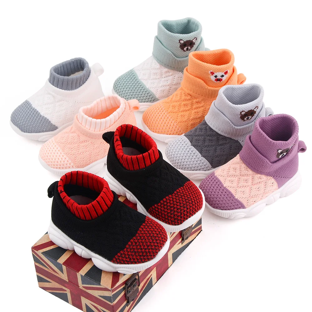 

New design fashion socks shoes rubber soft kids socks shoes baby, 12 colors