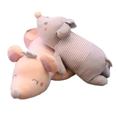 

Free shipping New cute down cotton crown mouse doll girl sleeping pillow couple zodiac rat plush toy, Customized colour