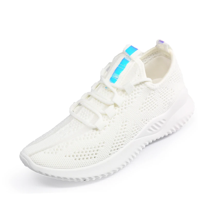 

Wholesale Good Quality Mesh Breathable Lace-up Flat Sport Sneakers Women