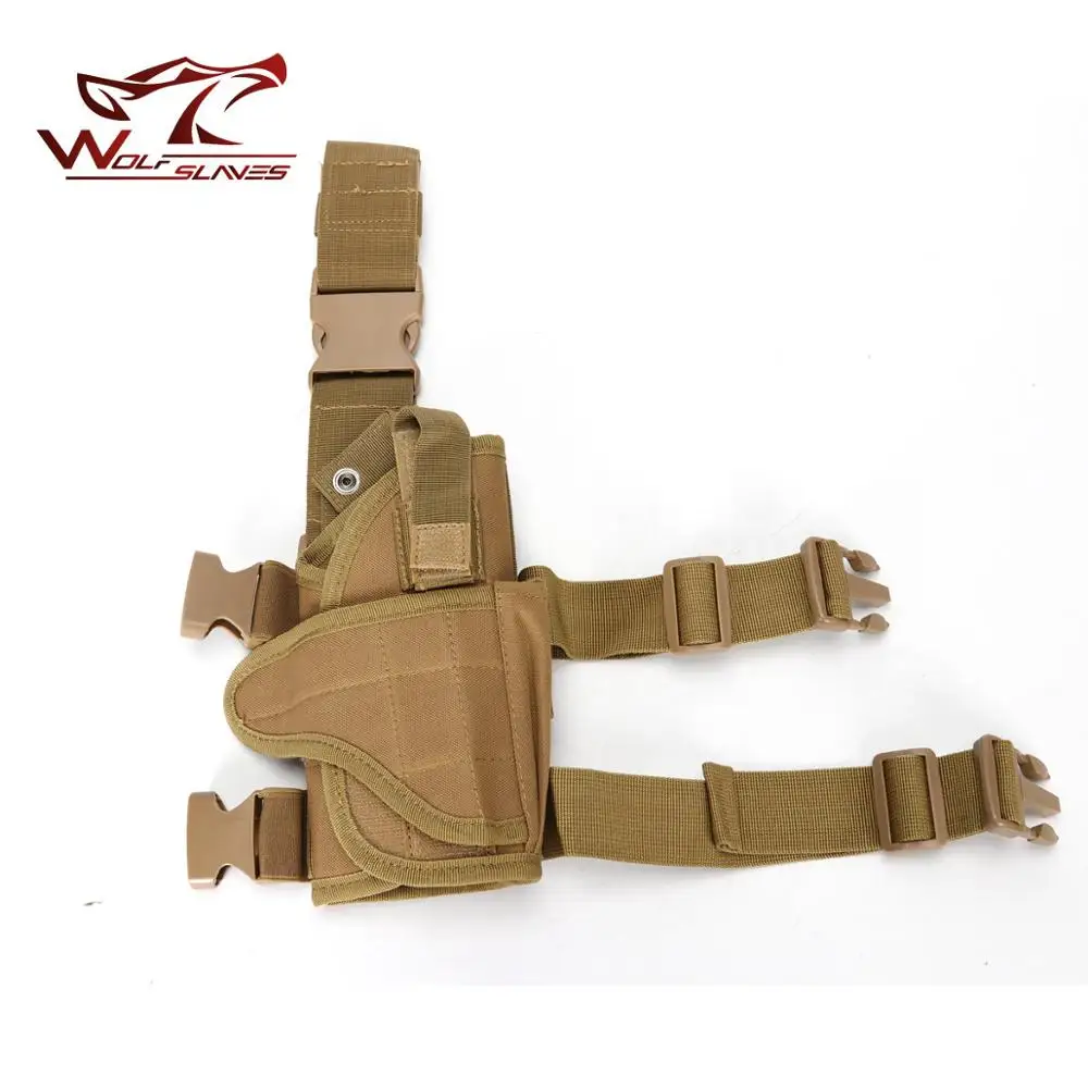 

Wholesale High Quality Leg Gun Holster Tactical Universal Pistol Holster for Left Right Hand Holster, Black, tan, od, mc, acu, at, at-fg etc.,