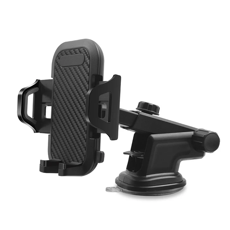 

Multifunctional Telescopic Rotatable Windshield Dashboard Suction Cup Car Mount Phone Holder, Black