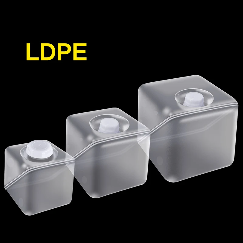 

UMETASS Never Leaking LDPE Foldable Plastic Tap 1L 5L 10L Water Container Jerry Can With Handle