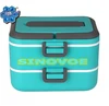Sinovoe double layers rectangle insulated thermal plastic lunch box