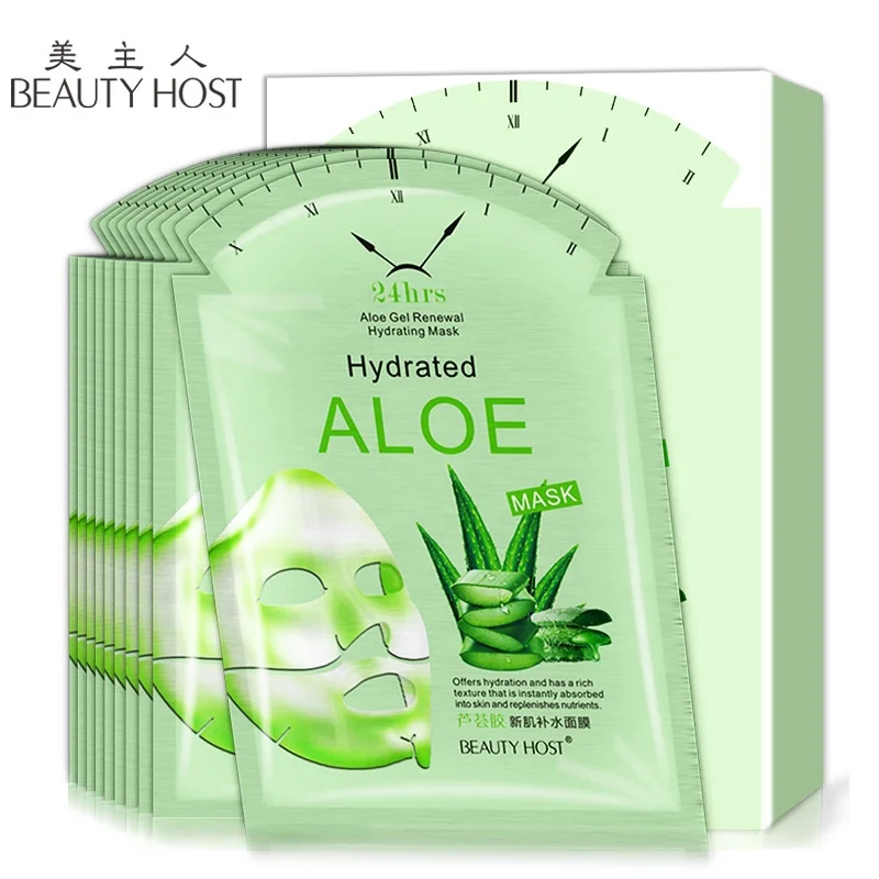 

Cosmetics Wholesale Aloe Vera Soothing Gel Hydrating Facial Mask