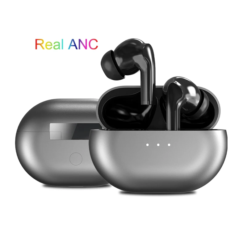 

TWS ANC Semi in-ear earbuds auricularess bluetooth , clear sound earpiece wireless anc bluetooth earbuds for huawei iphone