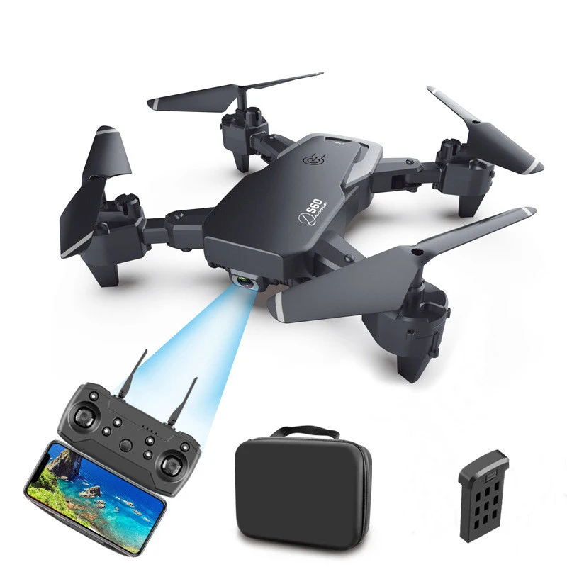 

S60 RC Drone 4k HD Wide Angle Camera Quadcopter 1080P WiFi FPV Dual Camera Drone Long Flight Time Smart Follow RC Quadcopter