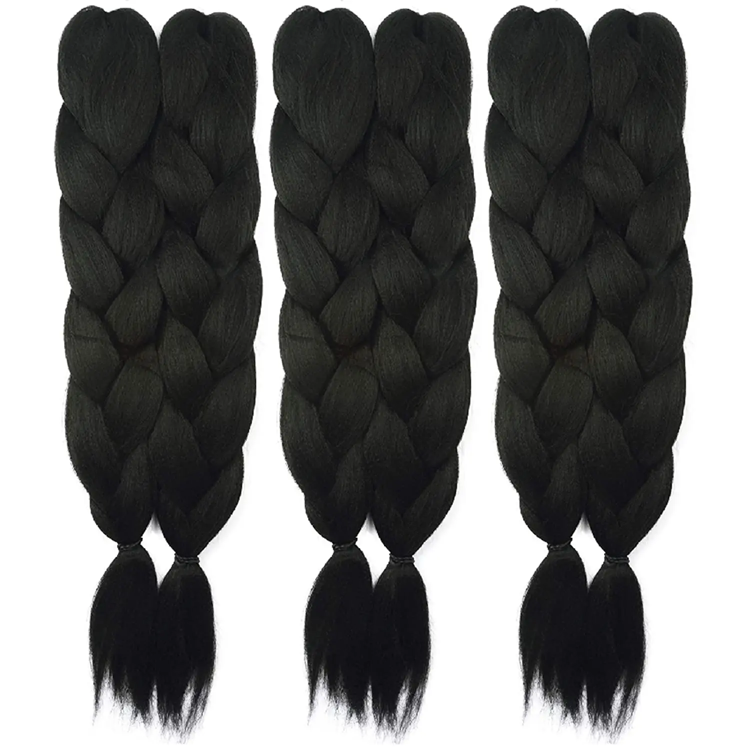 

Free Sample Factory Price 48Inch Pre-Cut and Pre-Combed Expression Ombre Tz Braid Pre Stretched Synthetic Braiding Hair