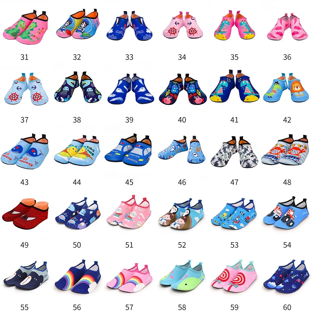 

Anti Slip Children Baby Swim Water Walking Shoes Spiderman Crab Quick Drying Toddler Kids Boys Girls Cartoon Beach Water Shoes, As picture