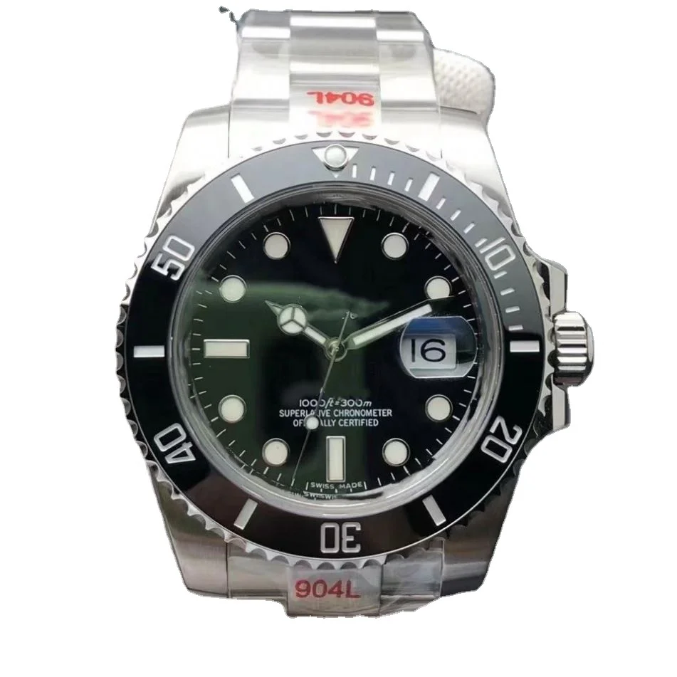 

3A watch noob watch V11 V12 green submarine 3135 movement noob watch 904L steel luxury style Rollexable