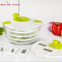 

As Seen On Tv New Green Mini Salad Spinner with Multi Grater Slicer