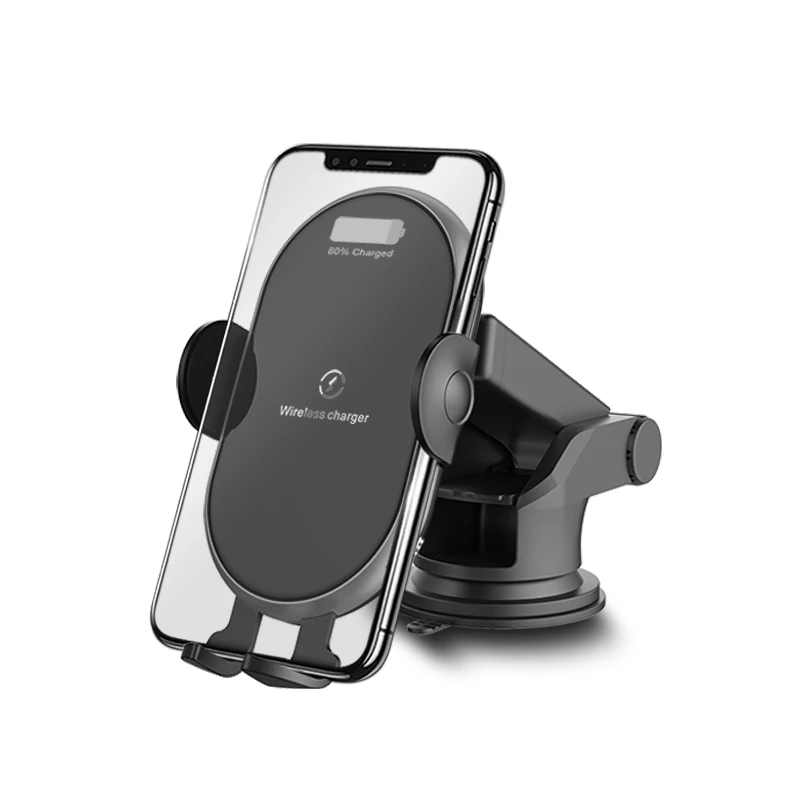 
2020 New Automatic Portable Wireless Magnetic Qi Wireless Charger Car Mount Phone Holder Car Wireless Charger 