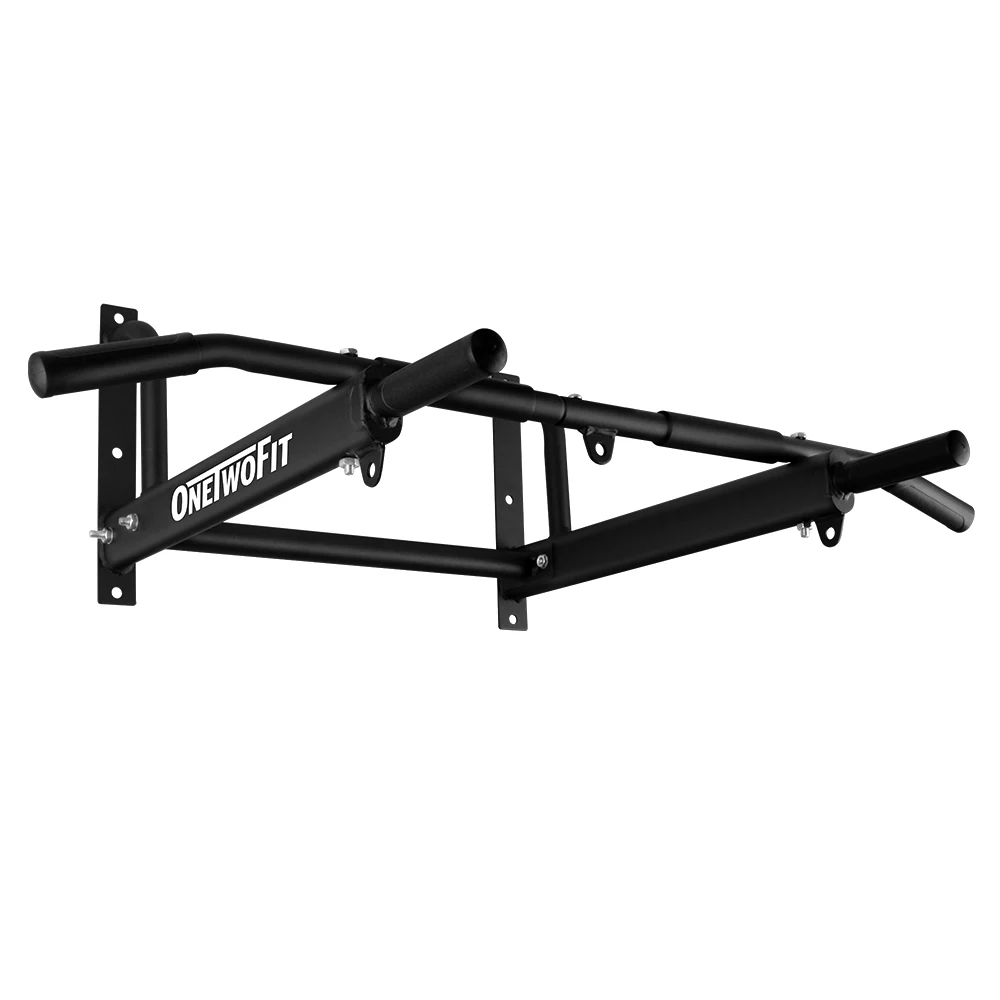 

Onetwofit Gym Equipment Online Buy Barras Dominadas Fitness Stand Dip Station Pull Up Bar For Home, Black