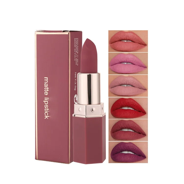 

High Quality Cruelty Free Waterproof Organic Vegan Lipstick Sexy Matte Red Lipstick