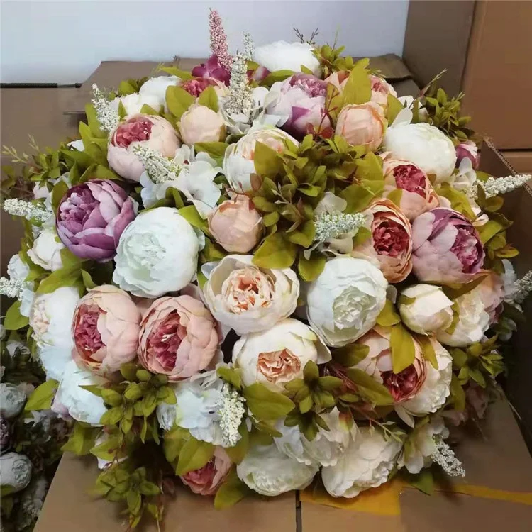 

V-1368 Hot Selling Wedding Decoration Table Flower Artificial Flower Ball Centerpiece