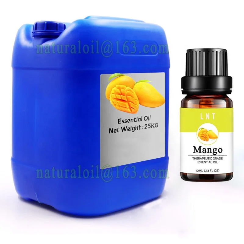 

Natural Mango fragrance oil Aroma Diffuser 100% Pure Organic mango essential oil For cosmetic lotion shampoo candle Soap making, Light yellow