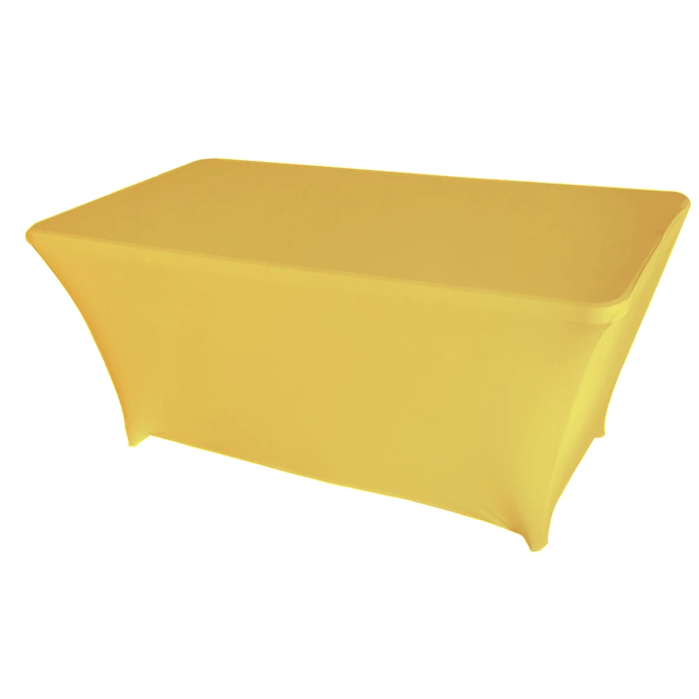 

Washable Resistant Kitchen 6FT Stretch Spandex Table Cover