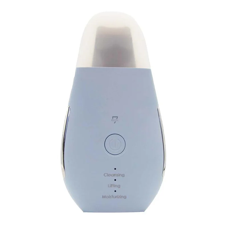 

High Frequency Vibrating Silicon Face Skin Exfoliating Scrubber Skin Cleansing Brush Face Spatula, Pink,blue,teal,white