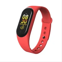 

2019 original Factory Fitness Pedometer Heart Rate Monitor Watch M4 Smart Bracelet with Blood Pressure Monitor smart band