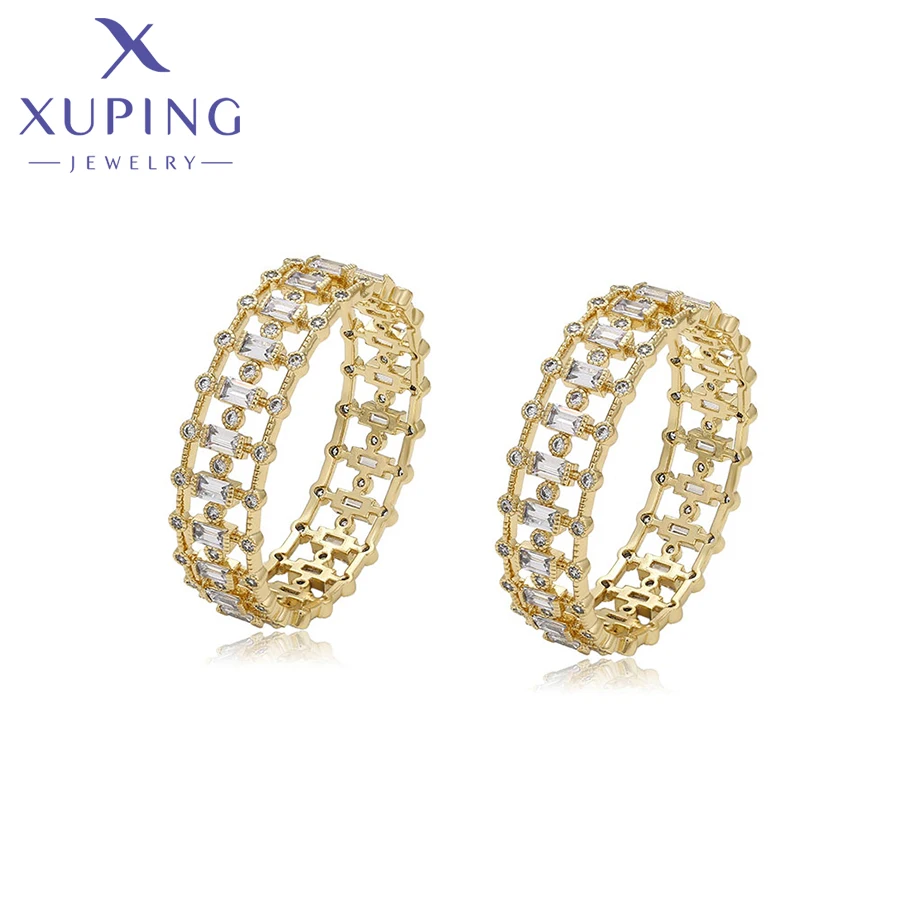 

X000646971 xuping jewelry fashion simplicity hoop earring women 14K gold color elegant simple fine jewelry earrings