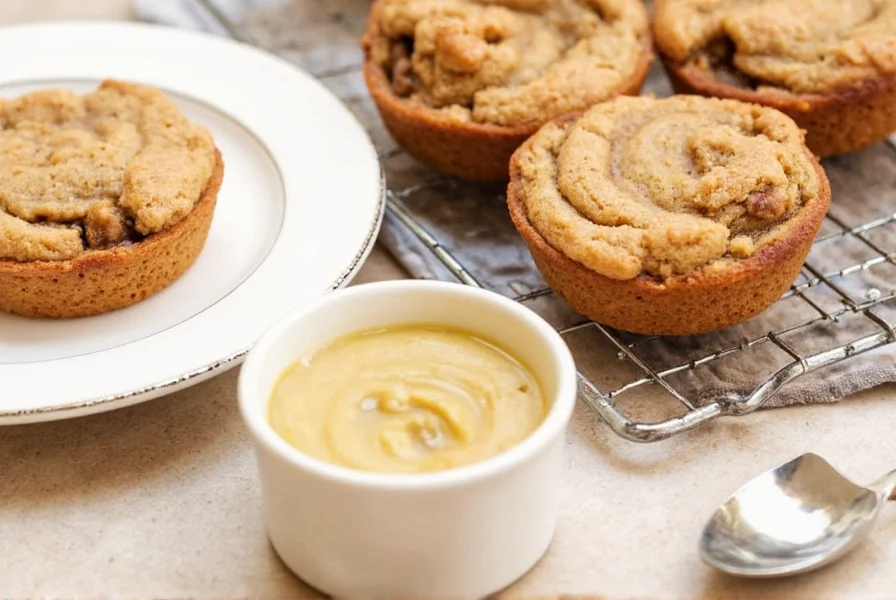 Homemade cinnamon rolls with gooey icing drizzled on top, close-up showing cinnamon swirls