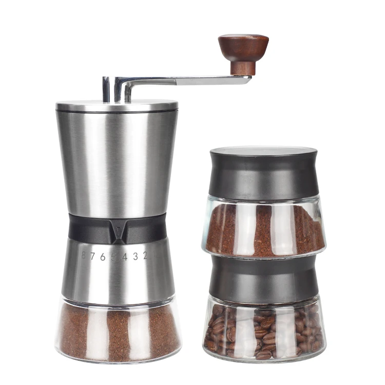 

IF Manual Coffee Grinder Adjustable Setting Portable Ceramic Burr Coffee Grinder