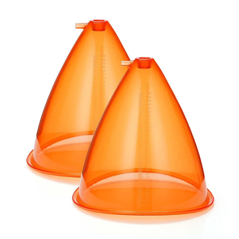 

2021 Newest 150ml Biggest Vacuum Cups for Butt Lifting Breast Enlargement Equipment, Orange and white