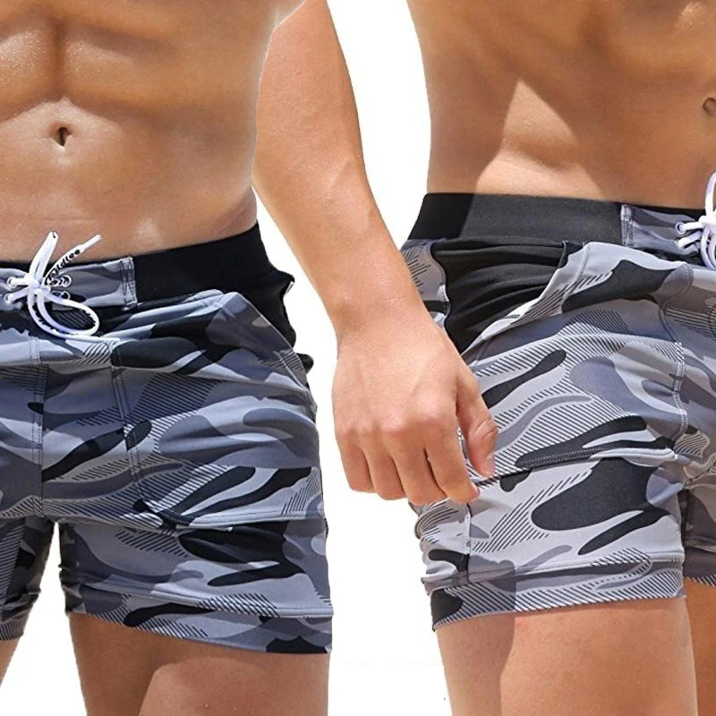 

Custom Sublimation polyester swim trunks board shorts for men loose surf beach shorts