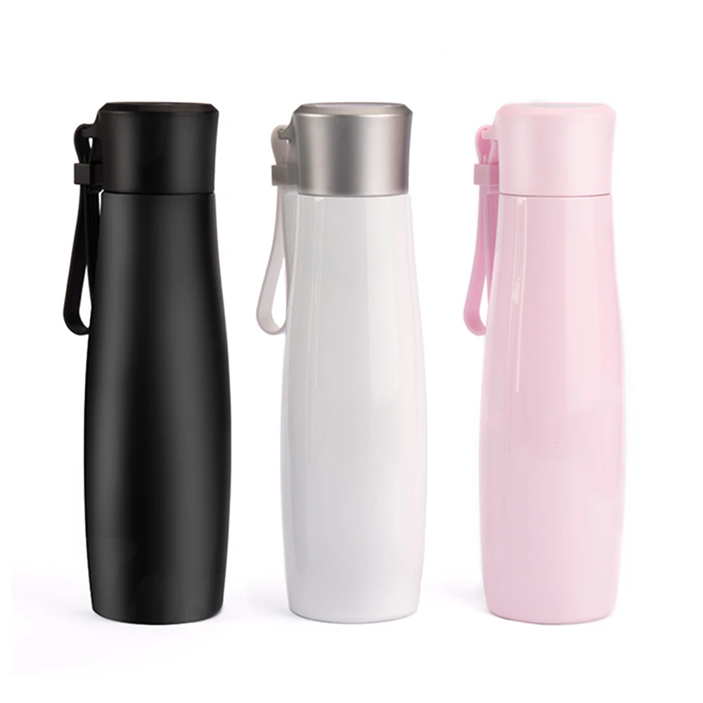 

Temperature Display Bottle Thermos Flask with LCD Touch Screen Hot Insulated Smart Thermal Bottle Intelligent Stainless Steel, Black/white/pink/customized color