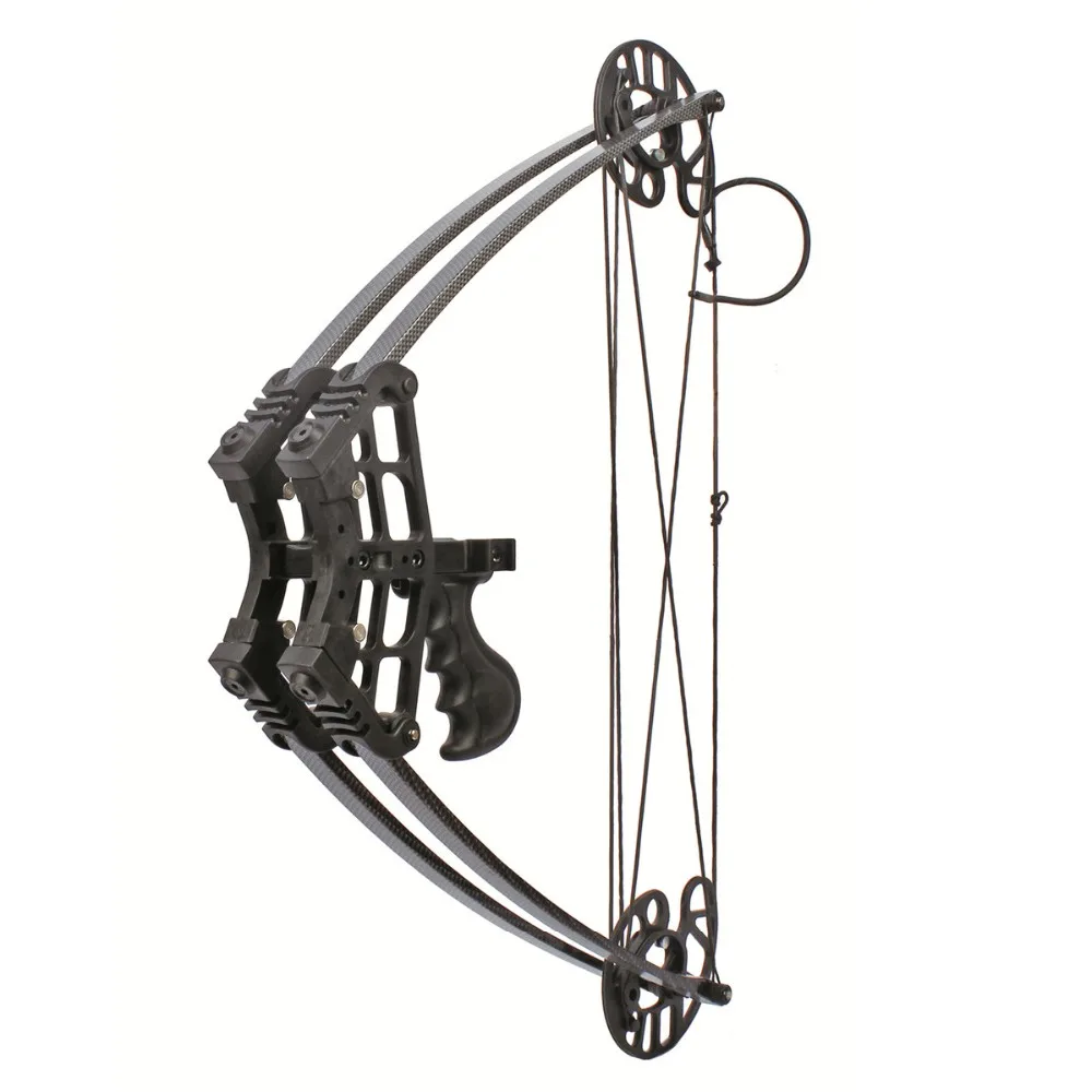 

Junxing M109 Hunting Fishing triangle Compound Bow Set for shooting, Black