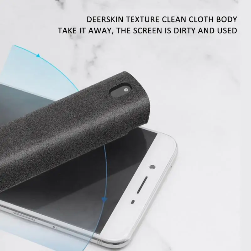 
Cleaning Artifact Storage 2 In 1 Phone Screen Cleaner Spray New Portable Tablet Mobile PC Screen Cleaner Microfiber Cloth 