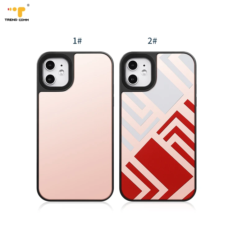 

Golden Luxury Electroplated UV Printing Rainbow Mirror Case For iPhone 11