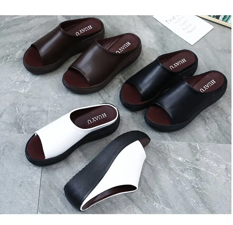 

Best Selling Rubber PU Lining Material Inflatable Slide Heel Sandal Shoe 2021
