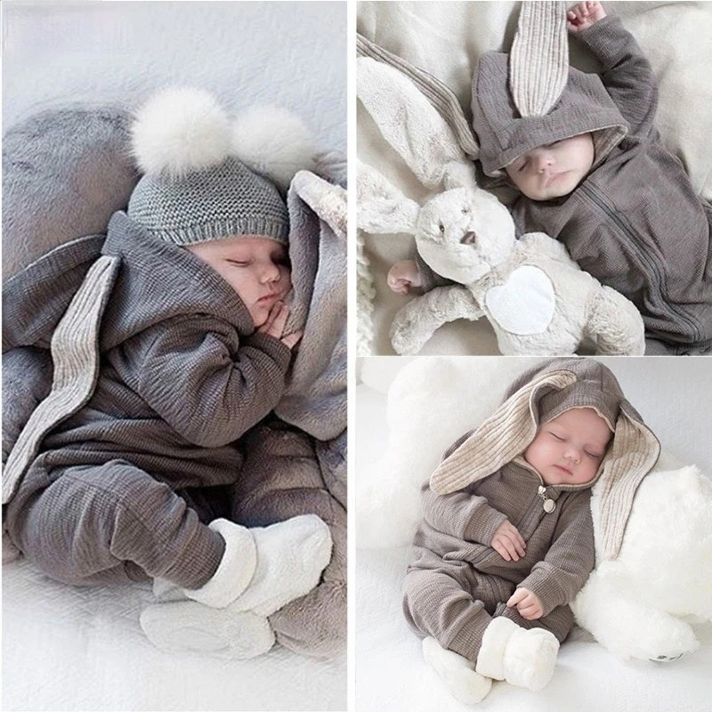 

Infant Clothing Baby Girl Boys Clothes Autumn Spring Newborn Baby Rompers for Baby Jumpsuit Overalls Easter Costume 0-2 Year
