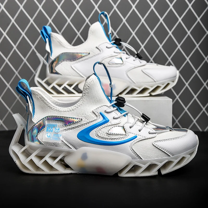 

Wholesale Latest Lightweight Walking Trainers Running Casual Sport Shoes White Fashion Men Sneakers shoes