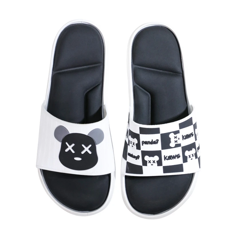 

2021 New Fashion Custom Designer Slides Trend Personalized Bear Slippers For Men's Beach Flip Flop Shoes Sneakers