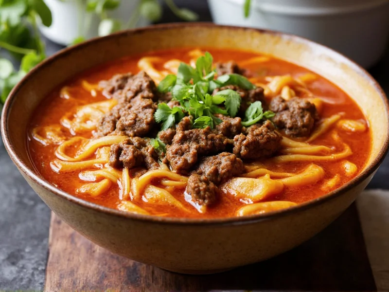 Authentic Spicy Beef Noodle Soup: Recipe & Cultural Guide