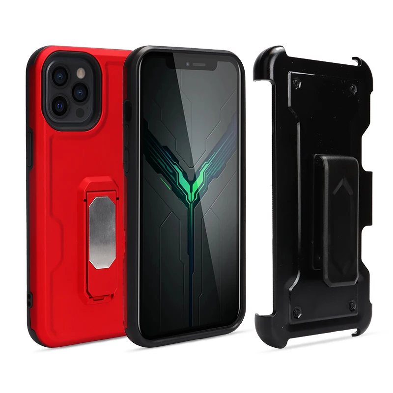 

Matte shockproof card holder stand case for Iphone 12 mini, Black, green, blue, pink, grey, rose gold, gold