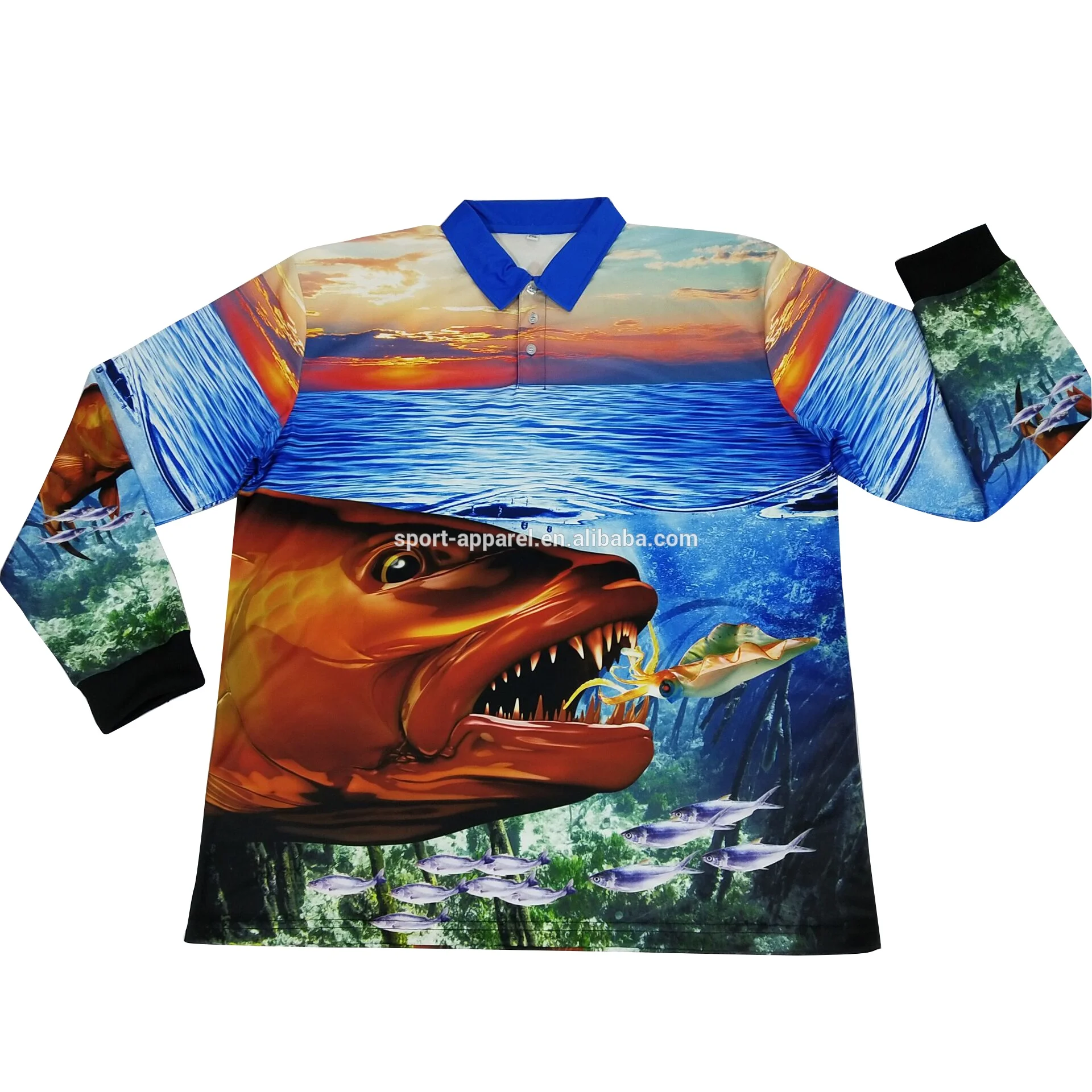 

UPF 50 UV Custom Sublimated Fishing Jerseys