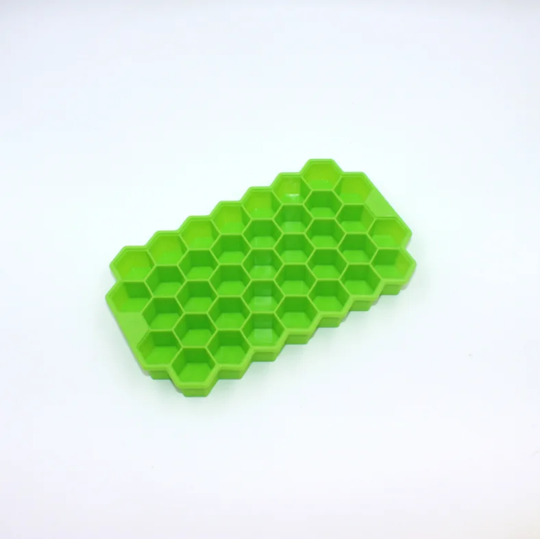 

Honeycomb Ice Cube Trays With Removable Lids Silica Gel Ice Cube Mold BPA Free, Customized color