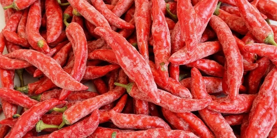 Frozen Chilies Being Added to a Sauté Pan