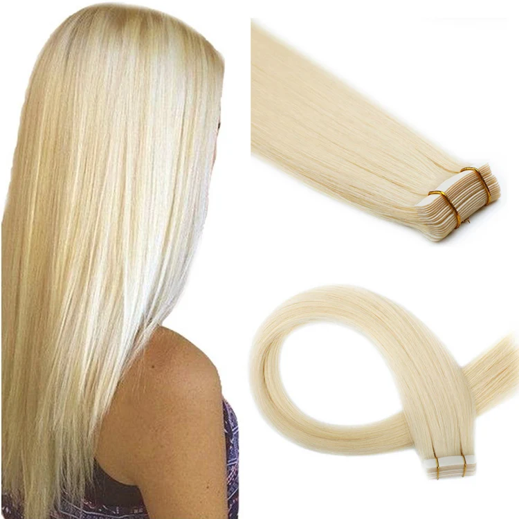 

50% OFF LeShine Double Drawn 100% Human Hair Mini Tape In Hair Extensions, Double Sided Remy Cuticle Aligned Tape Extension Hair