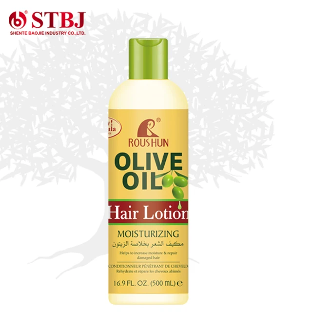 

ROUSHUN Natural Olive Oil Moisturizing Hair Lotion for Dry Hair Prevent Damage Hair