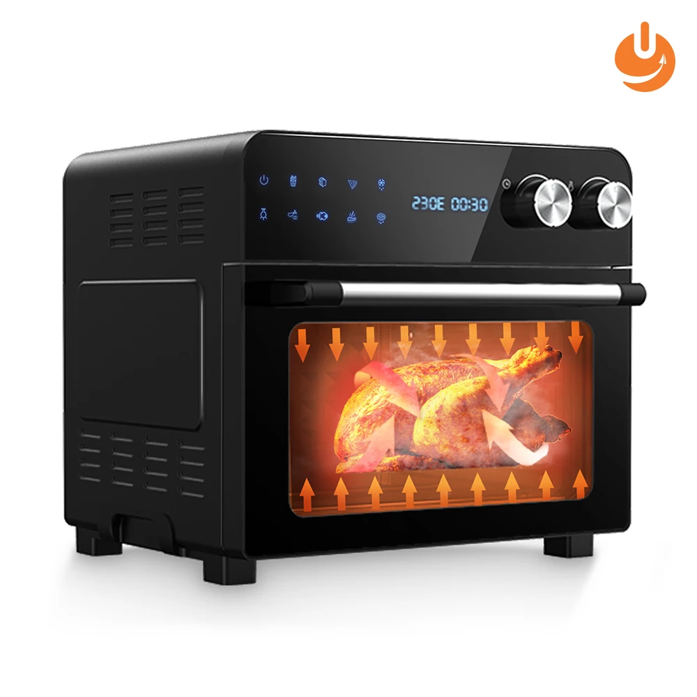 

Air Fryer Toaster Oven Combo With Removable Glass Door and RotisserieAir Fryer Oven Cooker Hot Air fryer oven