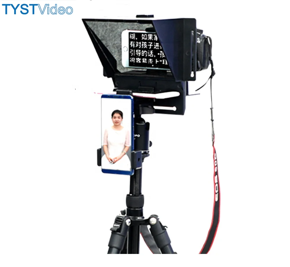 

TYSTVideo TY-K3 Mini protable mobile phone camera DSLR teleprompter artifact video for iphone smartphone camera DSLR shooting