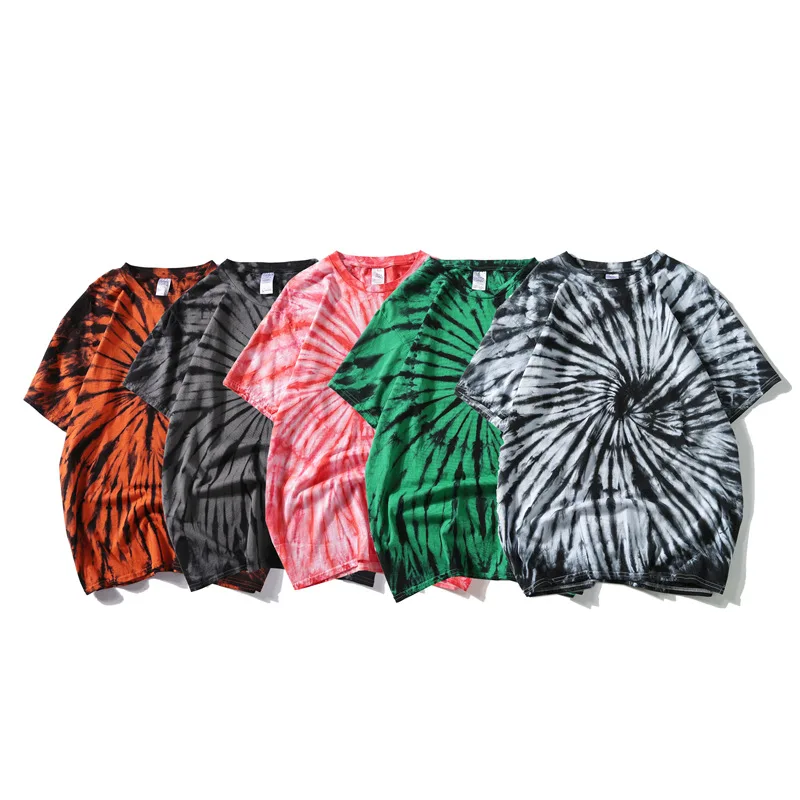 

China Tshirt 100% Cotton T-shirt Men Short Sleeve Shirt Tie Dye T Shirts