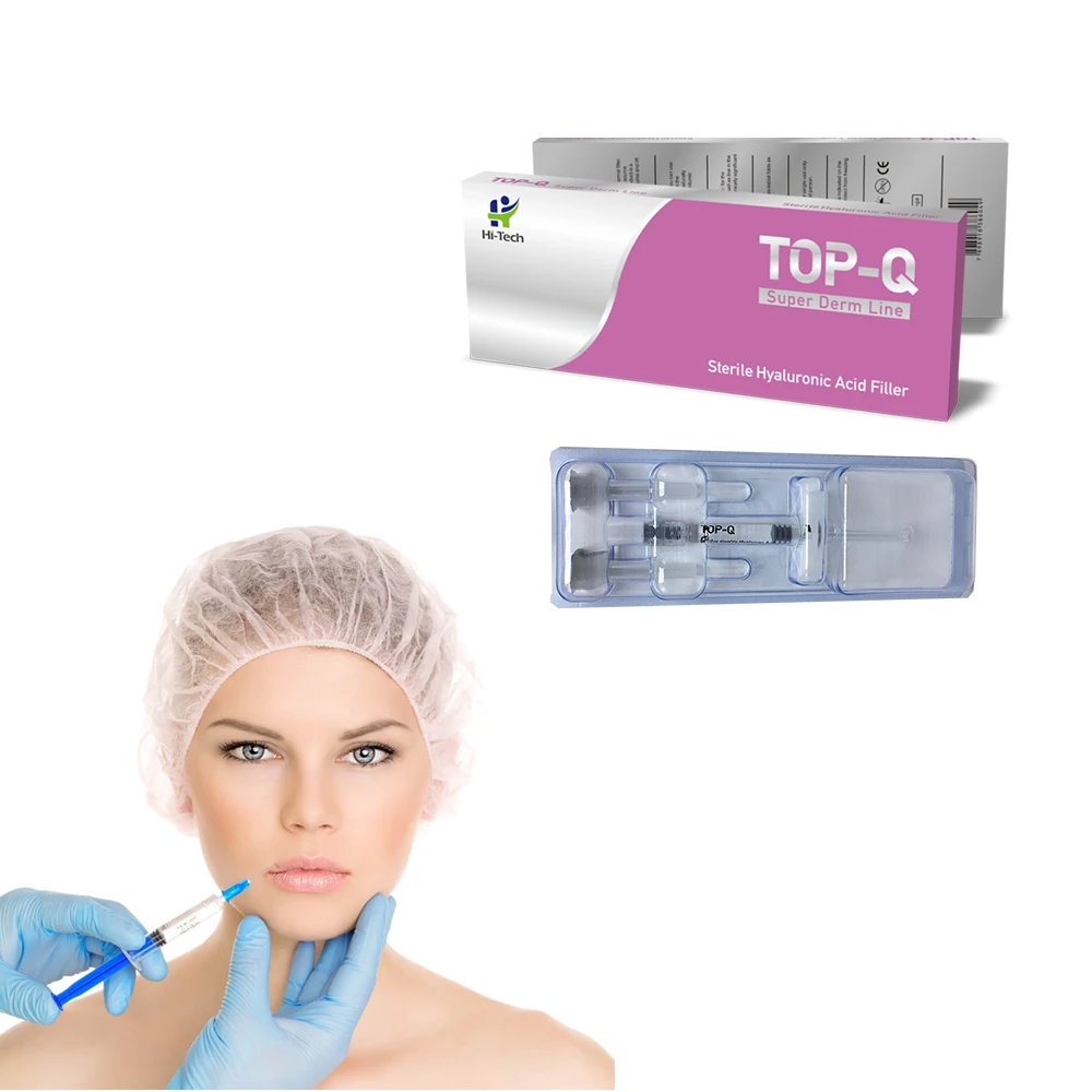 

TOP-Q Derm Line 2ml Cross Linked Hyaluronic Acid Dermal Filler Injection Filling with Hyaluronic Acid